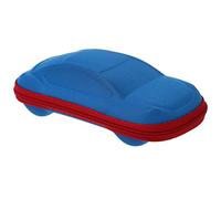 Reinscer Etui de lunettes en forme de voiture pour les enfants Boite a lunettes Etui des lunettes a fermeture a glissiere Bleu