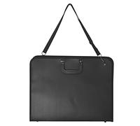 Reinscer Étui pour porte-documents d'art avec fermeture éclair, sac de transport pour l'art, panneau d'affiche, sac de transport pour classeurs pour le rangement d'art, Noir