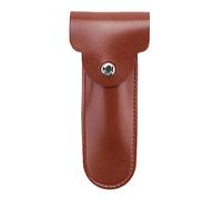 Reinscer ÉTui pour Rasoir Support de Voyage Manuel pour Rasoirs de SéCurité à Double Bord Sac en Cuir PU