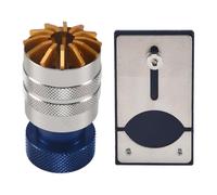 Reinscer Extracteur de verre - Couvercle en verre - Ouvre-montre - Plateforme pour retirer la montre - Bleu, bleu