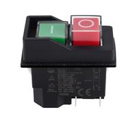 Reinscer Interrupteur électromagnétique pour outils de jardin KJD17 220 V 4 broches