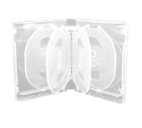 Reinscer Lot de 10 boîtiers de rangement pour CD en plastique double face - Pour CD de voiture - Épais - Facile à utiliser