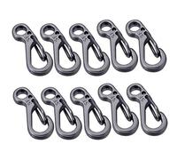 Reinscer Lot de 10 mini fermoirs pour de , escalade, mousqueton, porte-clés EDC pour camping, bouteille