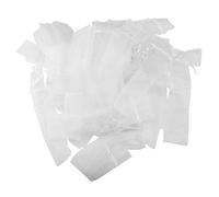 Reinscer Lot de 100 à main pliants en organza avec cordon de serrage - Pour l'extérieur, mariage, favor