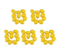 Reinscer Lot de 100 citrons artificiels - Jaune - 3 x 2 cm de large