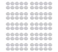 Reinscer Lot de 100 petites capsules rondes en plastique transparent pour pièces de monnaie 33 mm