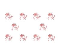 Reinscer Lot de 1000 barres de sucre rouges et faites à la main pour Noël Miniature Nourriture Maison de poupée Argile Sucre Barre d'environ 3,2 x 1 cm
