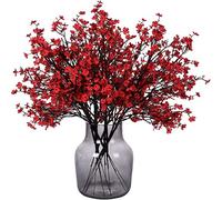 Reinscer Lot de 12 fleurs en soie pour - Pour décoration de festival