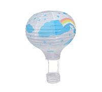 Reinscer Lot de 12 lanternes en papier pour ballons à air chaud - Pour mariage - Arc-en-ciel