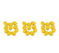 Reinscer Lot de 120 citrons artificiels - Faux citrons - Jaune - 3 x 2 cm de large
