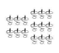 Reinscer Lot de 15 casiers à vin simples pour bouteilles de vin - mural - En métal