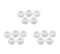 Reinscer Lot de 15 lanternes rondes en papier de 10 cm pour anniversaire, mariage, cadeau DIY