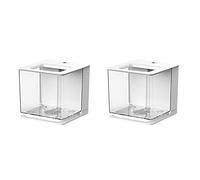 Reinscer Lot de 2 aquariums en acrylique et plastique faciles à changer d'eau
