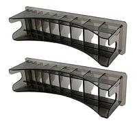 Reinscer Lot de 2 boîtes de rangement de base pour tondeuse à cheveux, peigne, conduite, peigne de coiffure, outils de coiffure, peigne