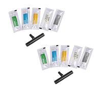 Reinscer Lot de 2 désodorisants pour voiture - Noir - Avec 10 bâtonnets d'arôme thérapie