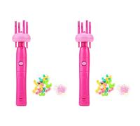 Reinscer Lot de 2 outils de coiffure électriques automatiques portables pour femme - Machine à tresser les cheveux - Rouleau à tresser