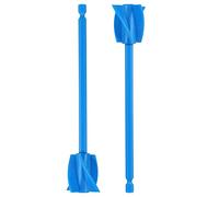 Reinscer Lot de 2 pagaies pour mélangeur en résine, embout mélangeur époxy pour perceuse, mélangeur de peinture réutilisable, pour résine époxy, glaçage céramique, silicone
