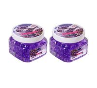 Reinscer Lot de 2 perles de gel désodorisantes durables pour salle de bain, voitures, zones d'animaux domestiques (lavande)