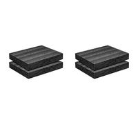 Reinscer Lot de 2 plaques de mousse en polyéthylène - 40,6 x 30,5 x 5,5 cm - Rembourrage en mousse épaisse - Inserts en mousse pour travaux manuels