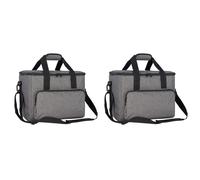 Reinscer Lot de 2 portables pour Power Station Explorer 1000, étanches et portables pour station d'alimentation portable, gris, Taille unique