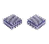 Reinscer Lot de 2 sachets de gel de silice bleu déshydratant pour boîte absorbante réutilisable