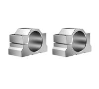 Reinscer Lot de 2 supports de serrage pour moteur à broche CNC de 65 mm avec vis à 4 pièces, pour la gravure de fraiseuses CNC