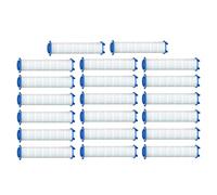 Reinscer Lot de 20 filtres de douche pour eau dure - Filtre à eau de douche haute performance pour éliminer le chlore et le fluorure à