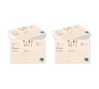 Reinscer Lot de 200 cartes de recette épaisses vierges pour maman, sœur, fille, 10,2 x 15,2 cm