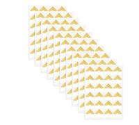 Reinscer Lot de 240 coins photo autocollants pour scrapbooking, coins photo dorés, autocollants pour coins photo, dorés