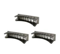 Reinscer Lot de 3 boîtes de rangement de base pour tondeuse, peigne, conduite, peigne de coiffure, outils de coiffure, peigne