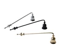 Reinscer Lot de 3 cache-bougies sans bulles avec long pour éteindre la flamme de la bougie en toute sécurité