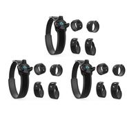Reinscer Lot de 3 ceintures de suivi de réalité virtuelle, ceinture de suivi et sangles de paumes pour système de traceur de putter, ceinture réglable et sangles pour la taille