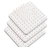 Reinscer Lot de 3 supports de poêle, tapis de cuisson en céramique, outils de four résistants aux hautes températures, pièces de rechange en argile