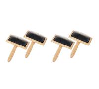 Reinscer Lot de 4 en laine de 6,1 x 4,8 cm - Grand pour travaux manuels, feutre de laine, outils de mélange pour animaux de compagnie