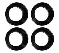 Reinscer Lot de 4 filaments PLA pour imprimante 3D - 1,75 mm - 10 m (PLA noir)