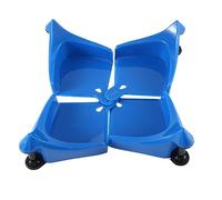 Reinscer Lot de 4 guides de tuyau de voiture - Bleu