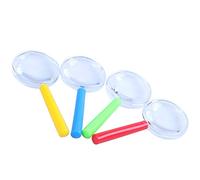 Reinscer Lot de 4 mini loupes en plastique pour enfants