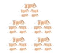 Reinscer Lot de 5 épouvantails - Costume d'épouvantail - Accessoires de décoration pour cou, bras et chevilles - Cravates pour accessoires - Décoration d'Halloween