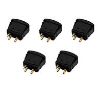 Reinscer Lot de 5 interrupteurs de commande de pompe à air pour camion - Valve manuelle électrique - Commande de siège - Ressort pneumatique - Interrupteur de démarrage