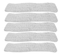 Reinscer Lot de 5 serpillères trapézoïdales de rechange - 42 x 38 x 14 cm - Adhésif - Accessoire pour balai à franges