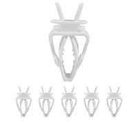 Reinscer Lot de 6 pinces à légumes pour oiseaux, cages, mangeoires pour perroquets, légumes et fruits