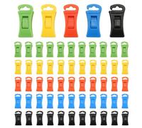 Reinscer Lot de 60 pinces à chaussettes pour machine à laver et sèche-linge, pinces à chaussettes avec crochets, porte-chaussettes pour machine à laver, directement dans le tiroir, installation facile