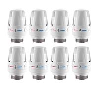 Reinscer Lot de 8 robinets thermostatiques de chauffage - Tête de rechange
