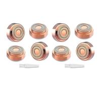 Reinscer Lot de 8 têtes d'épilation faciale de rechange pour homme et femme, 2ème génération, outils d'épilation