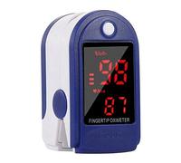 Reinscer Oxymètre de Doigt Professionnel, Mesure SPO2/PR et Capteur Cardiaque, Appareil Portable avec Écran LED pour Surveillance Pouls, Hôpital Domestique