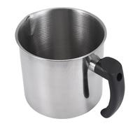 Reinscer Pot de CouléE de Fabrication de Bougies, Pot de Fonte de Cire à Double ChaudièRe de 44 Oz, Pichet de Fabrication de Bougies, PoignéE RéSistante à la Chaleur