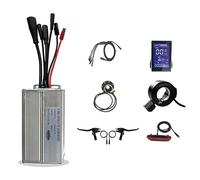 Reinscer Pour kit de commande de moteur de vélo électrique de 1000 W avec écran LCD GD06, accessoire de vélo électrique, lumière de vélo électrique