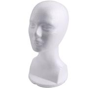 Reinscer PréSentoir de Perruque de Chapeau de ModèLe de TêTe de Mousse de Mannequin de Mousse