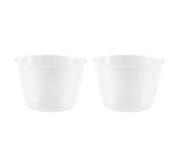 Reinscer R Plastique 120ml Electrique cuiseur a Riz Tasse a mesurer 2pcs Blanc Clair