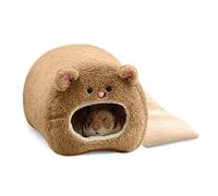 Reinscer Rat Hamster-Hiver-Chaud Suspendu Kaefig-Haengematte-Mignon Baeren-Maison avec Tapis de Lit pour Petits Animaux à Fourrure